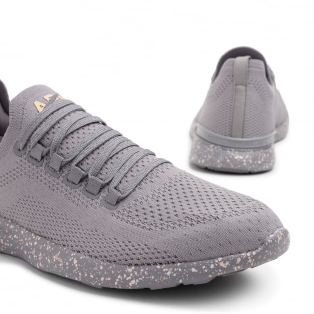 APL Men's TechLoom Breeze Gray Knit Running Shoe/ Sneakers Size 10 US